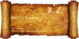 Már Laura névjegykártya